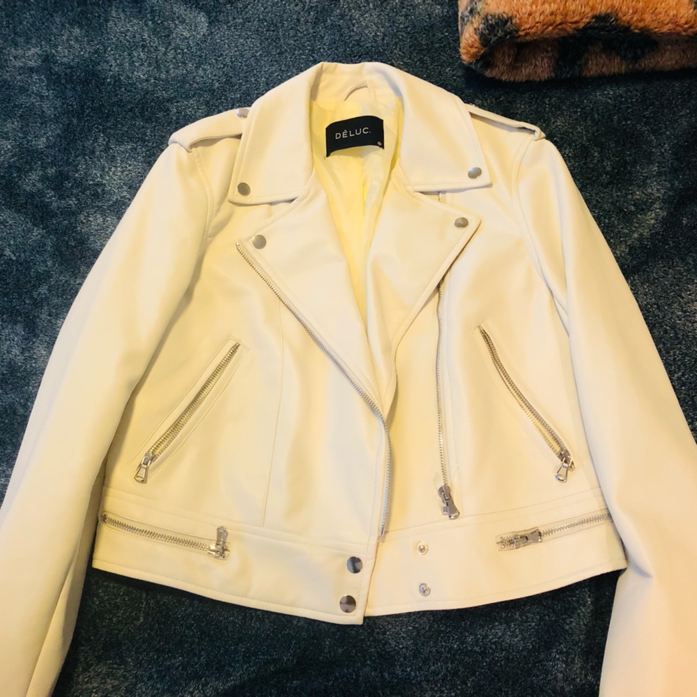 White Leather Jacket